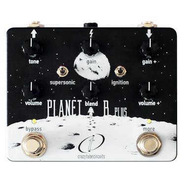 Crazy Tube Circuits Planet B Plus Bass Overdrive & Boost Pedal