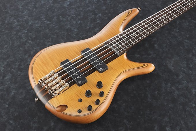 Ibanez Premium SR1405T 5 String Bass in Vintage Natural Flat