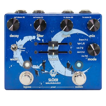 Walrus Audio Slöer Stereo Ambient Reverb Pedal in Blue