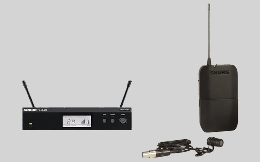 Shure BLX14R/W85 Lavalier Wireless Rackmountable Presenter System