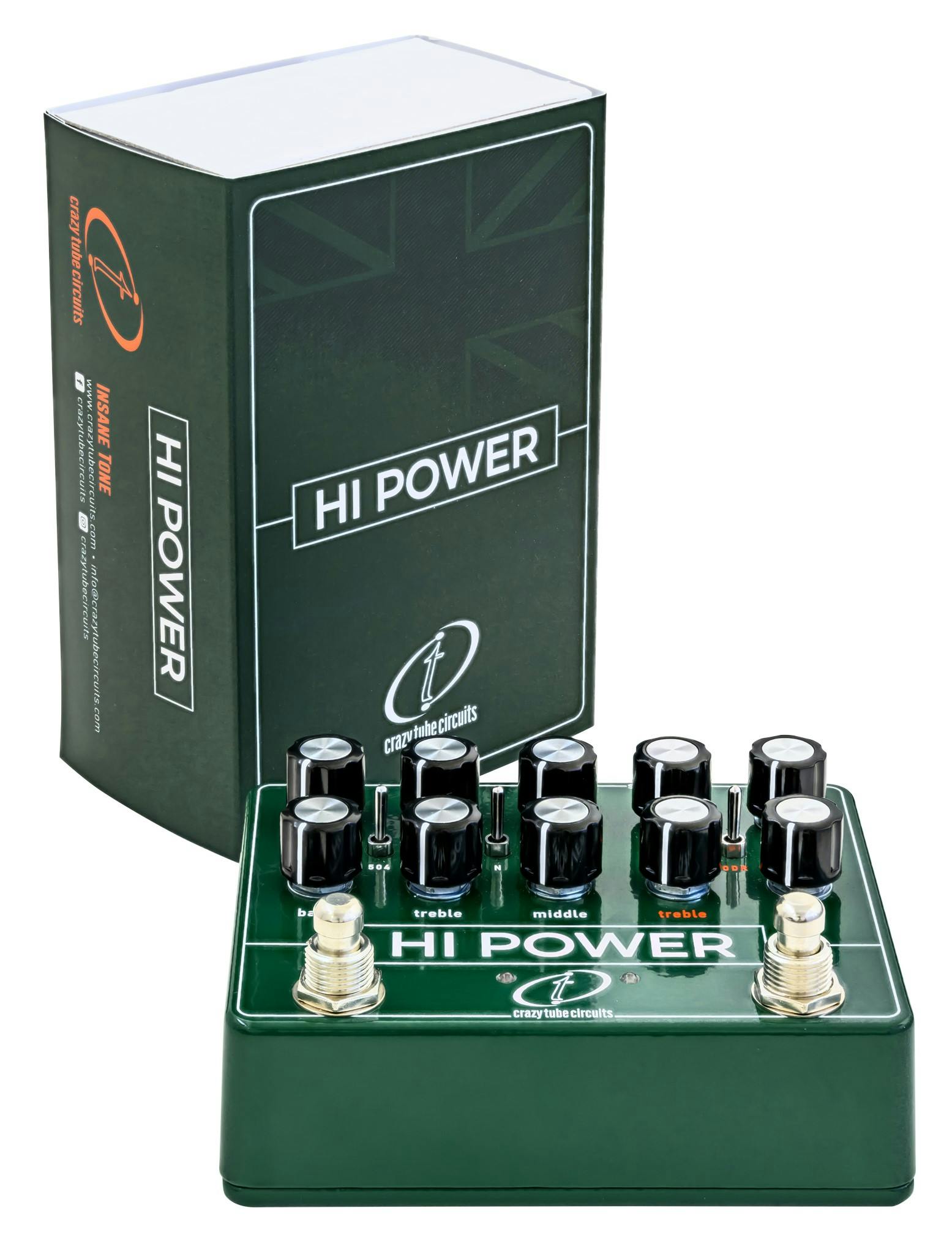 Crazy Tube Circuits HI POWER Dual Channel Amplifier & Overdrive Pedal -  Andertons Music Co.