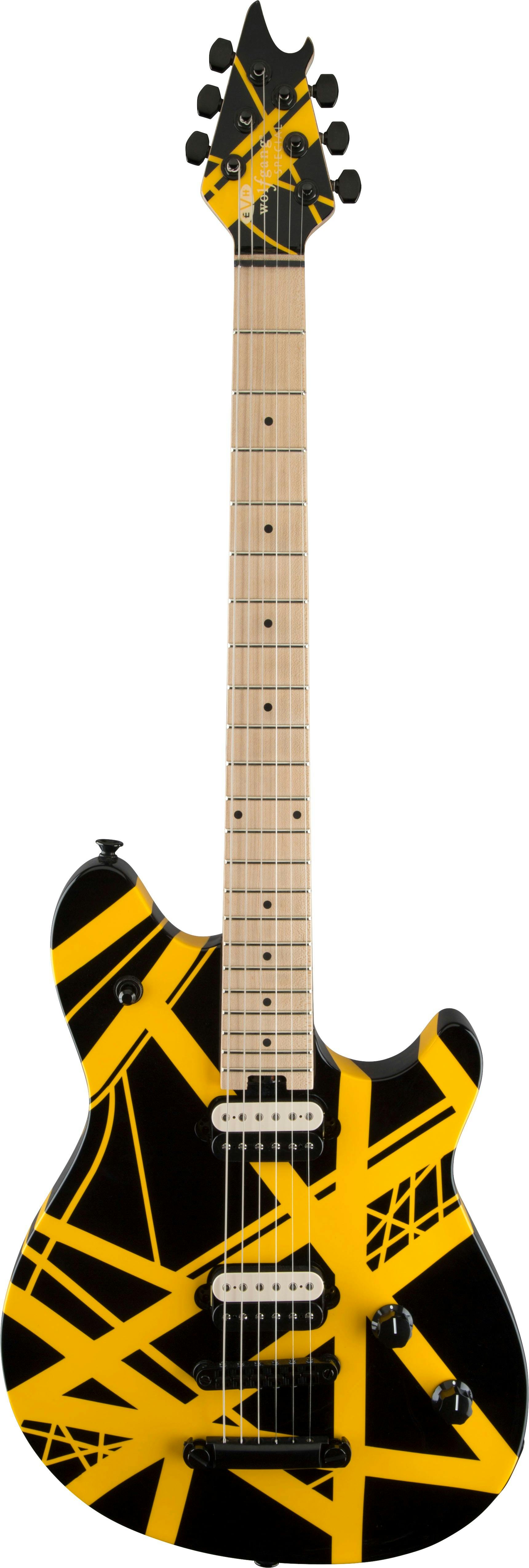 Black Edition Wolfgang Special TOM Music Limited & Andertons - Stripe EVH Yellow