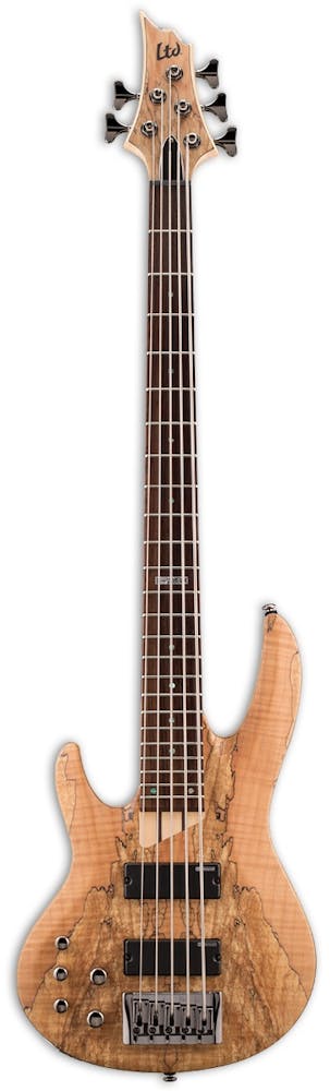 Esp Ltd B 205 Sm Left Handed 5 String Bass In Natural Satin Andertons Music Co