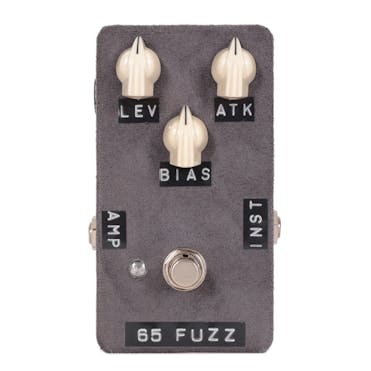 SHINS 65 Fuzz Pedal In Grey Suede