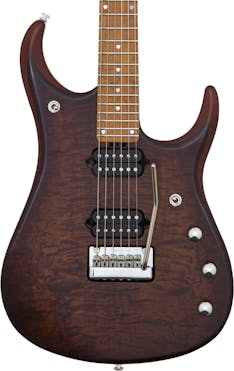 Music Man JP15 John Petrucci Signature Electric Guitar in Sahara Burst Quilt Top