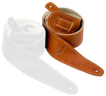 Fender Ball Glove Leather Strap - Brown