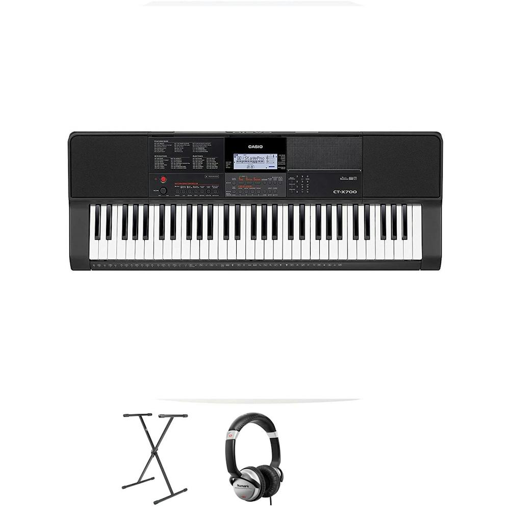 Casio CT-X700 Home Keyboard Bundle with Stand and Headphones