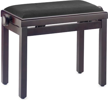 Stagg Rise & Fall Piano Stool in Rosewood with Velvet Top