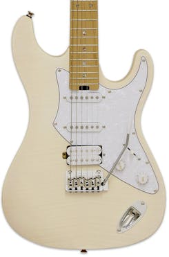 Aria 714 MK2 Electric Guitar in Marble White