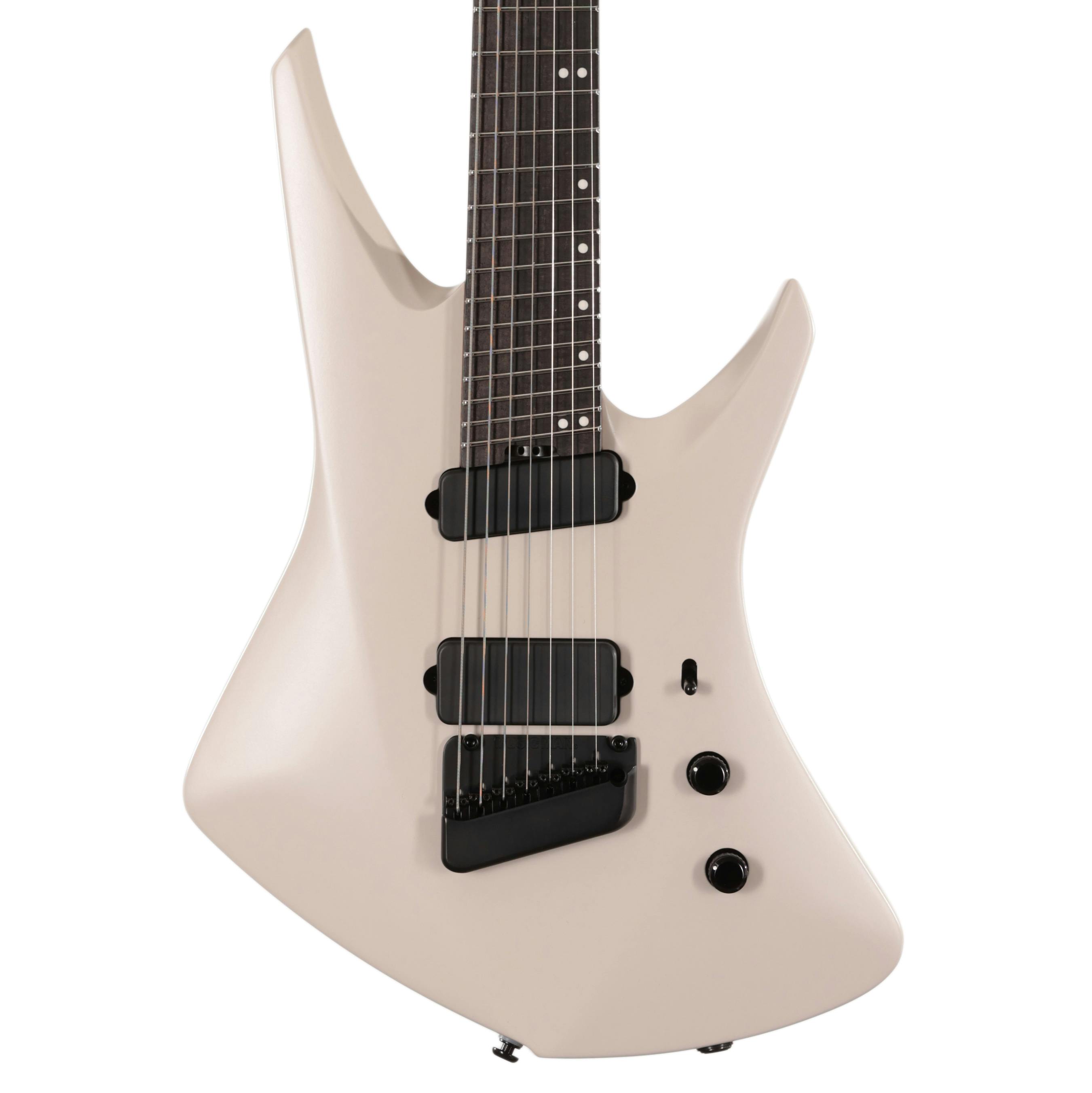 Music Man Kaizen 7 String Multi Scale Electric Guitar in Chalk