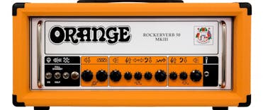 Orange Rockerverb 50 Valve Head MKIII in Orange