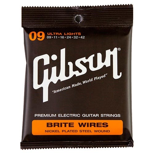 Gibson Brite Wires 9 42 Electric Guitar Strings Andertons Music Co