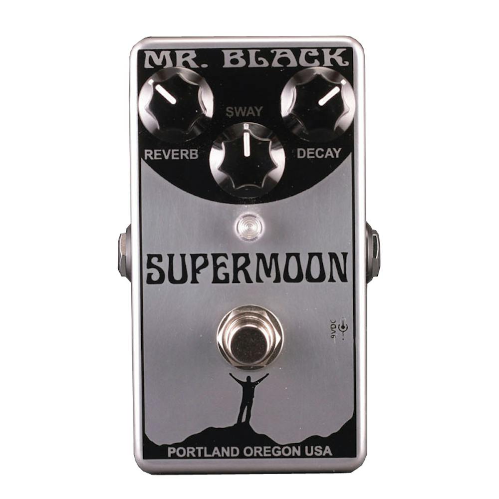 Mr Black SuperMoon Chrome Reverb Pedal