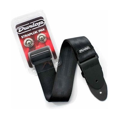 Jim Dunlop Strap & dual design Nickel Straplocks