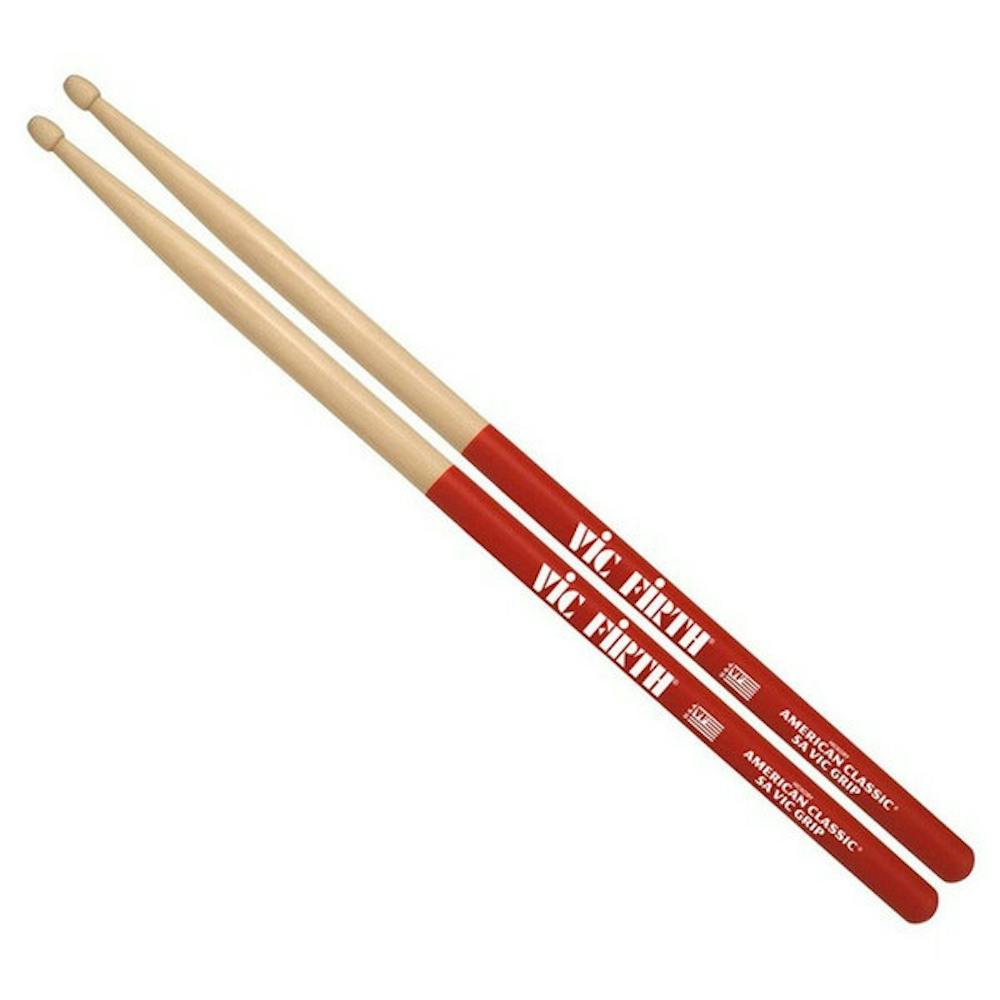 Vic Firth American Classic 5A Drumsticks with Vic Grip