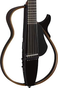 Yamaha SLG200S Steel String Silent Guitar in Trans Black