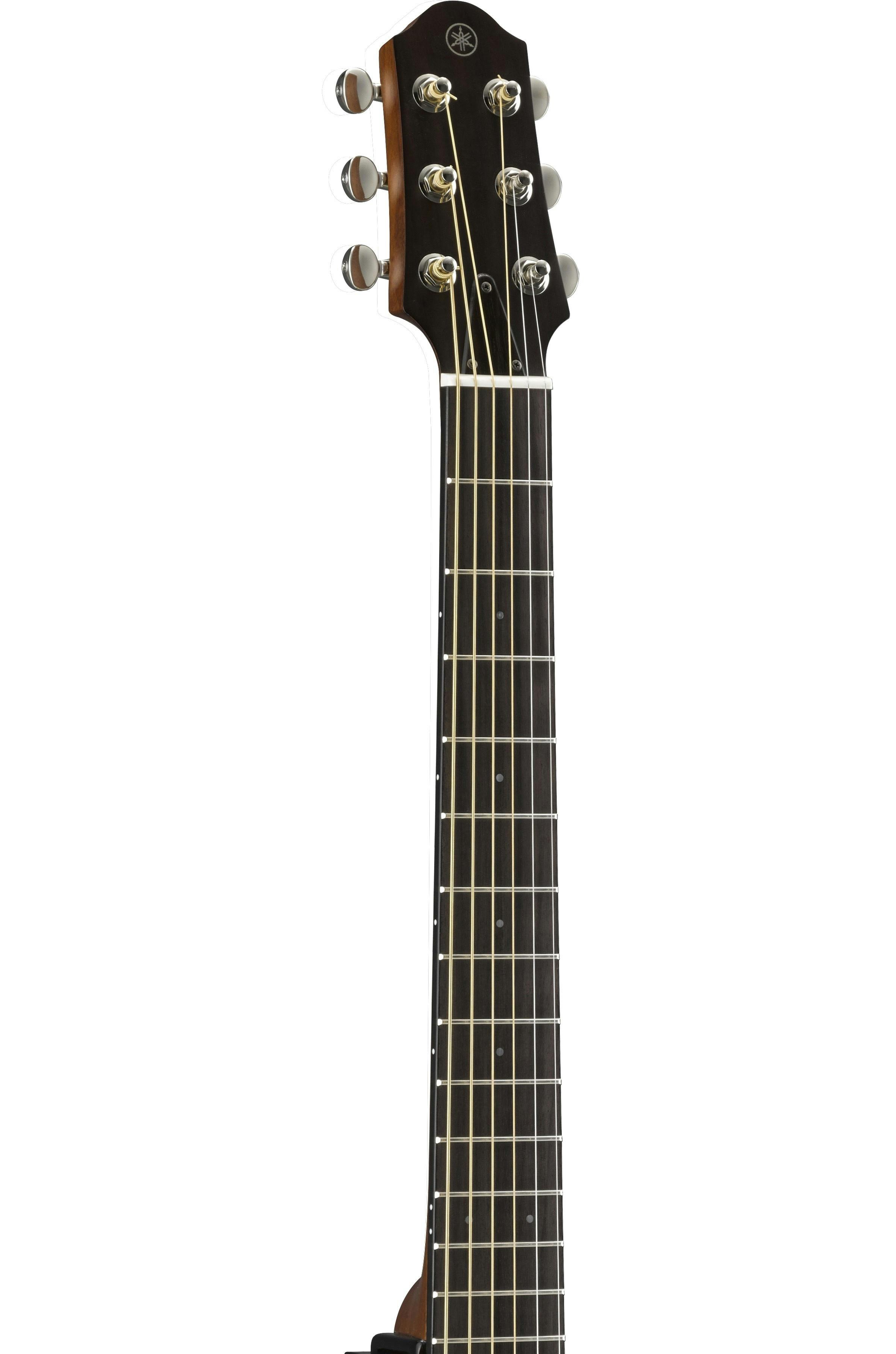 Yamaha SLG200S Steel String Silent Guitar in Trans Black 