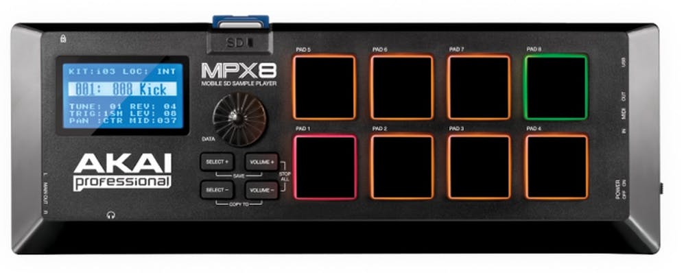 Akai Professional MPX8 SD Card Sample Player