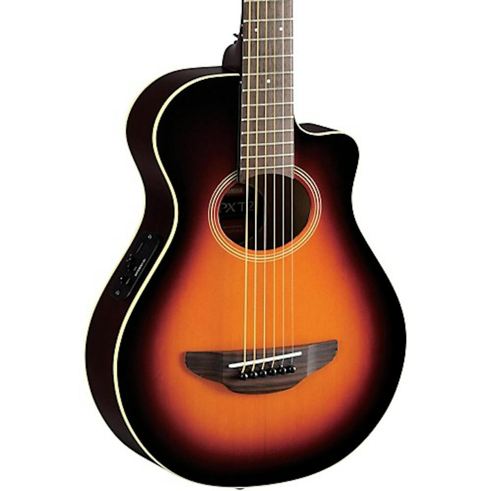 Yamaha APX T2 Mini Electro Acoustic Guitar in Old Violin Sunburst