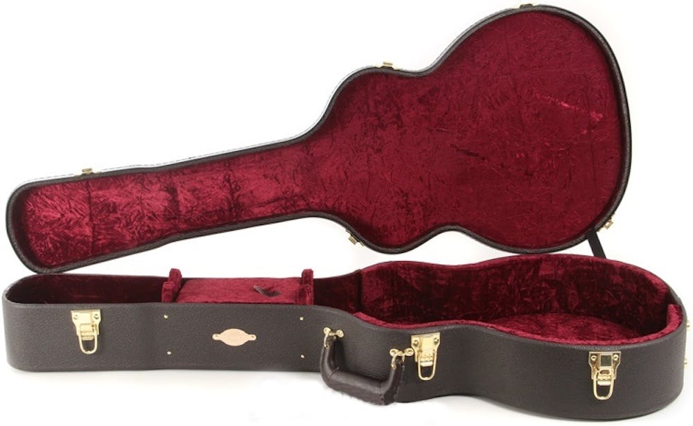 Taylor Case for Grand Auditorium guitars- Brown w/ Red Lining