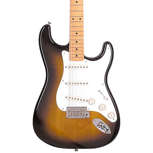 Fender Classic 50s Strat Electric Guitar 2 Colour Sunburst Maple 