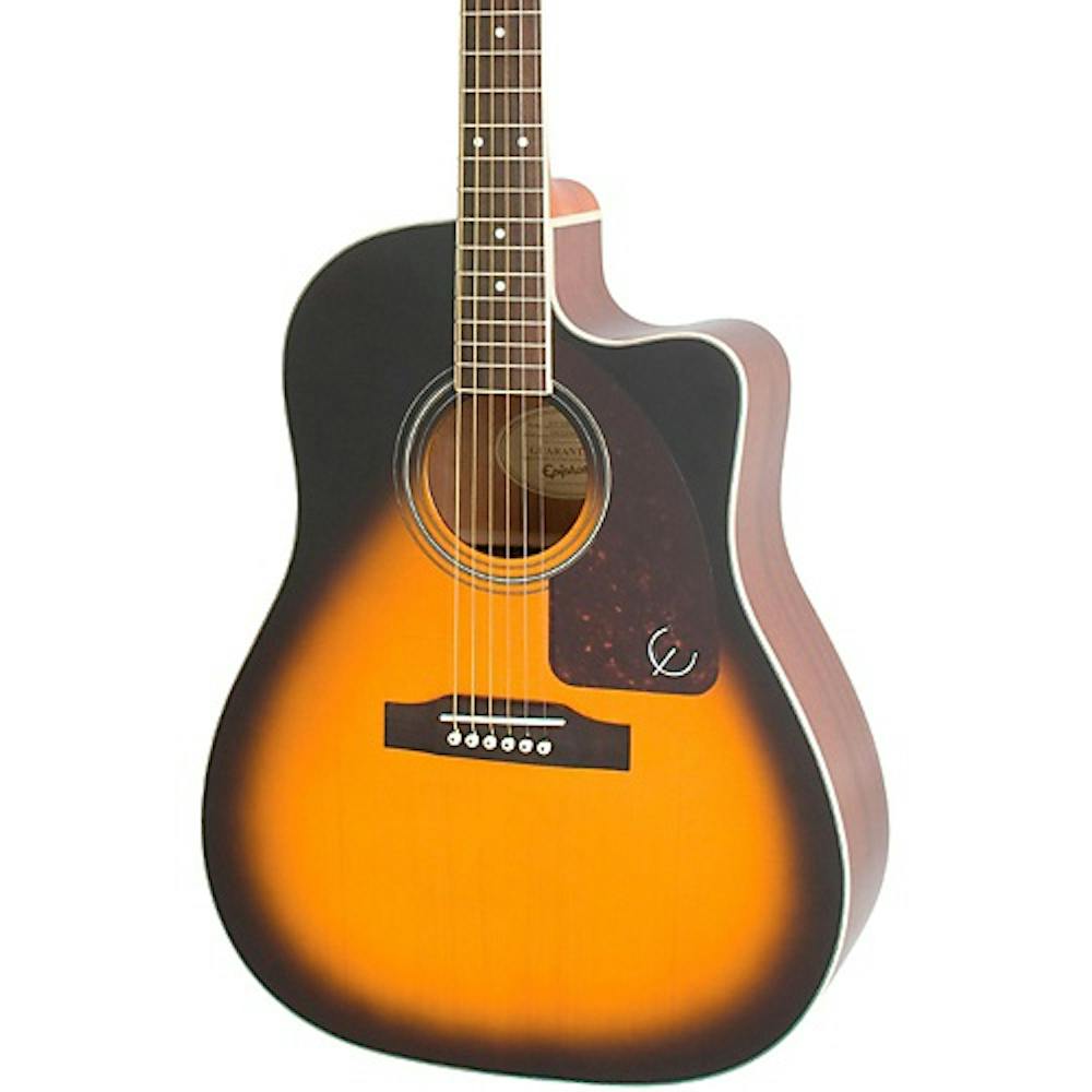 Epiphone J-45 EC Studio Electro Acoustic Guitar in Vintage Sunburst