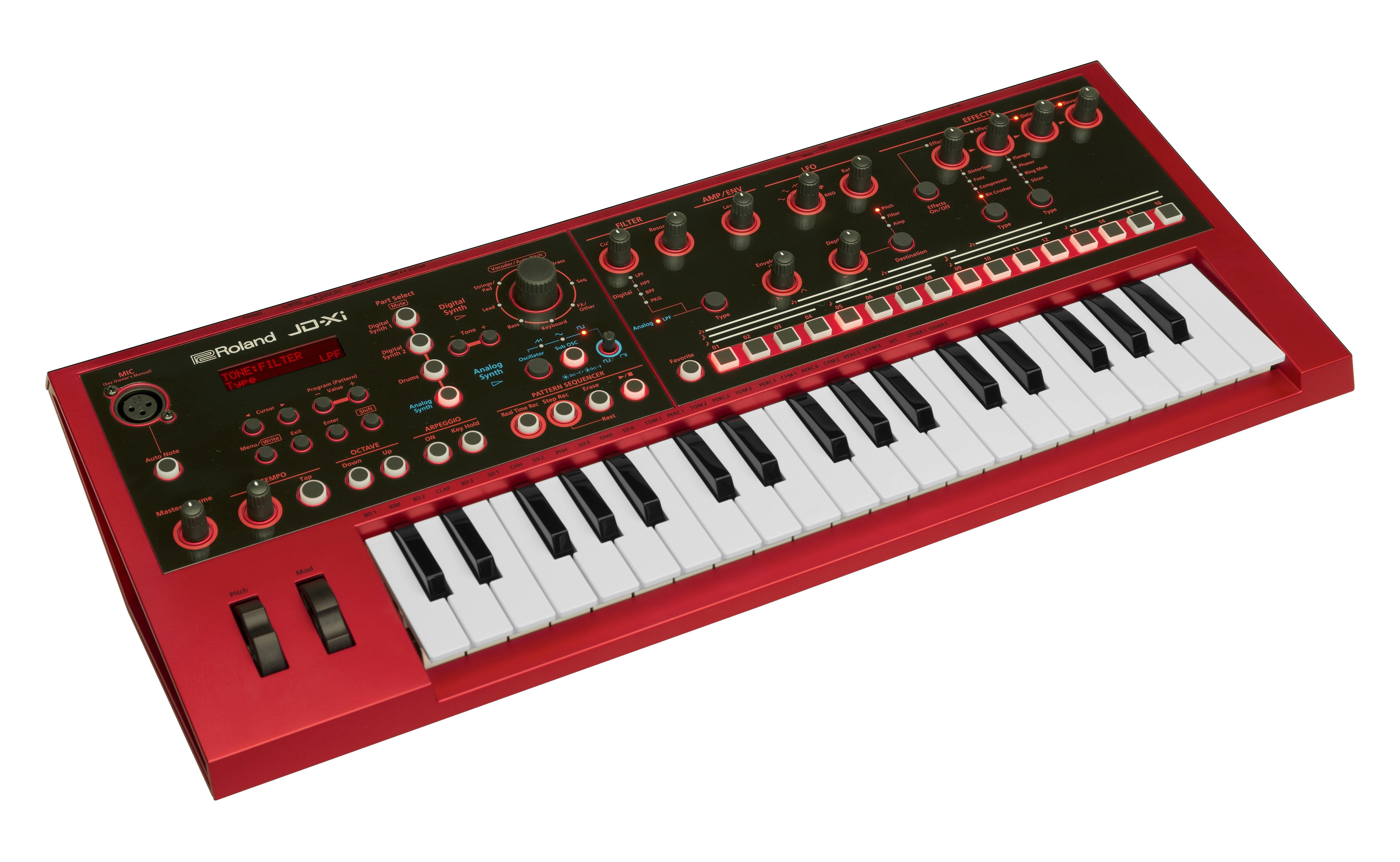 Roland JDXi Limited Edition in Red - Analog / Digital Crossover 