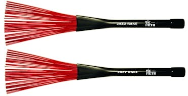 Vic FirthJazz Rake Ñ red plastic brushes