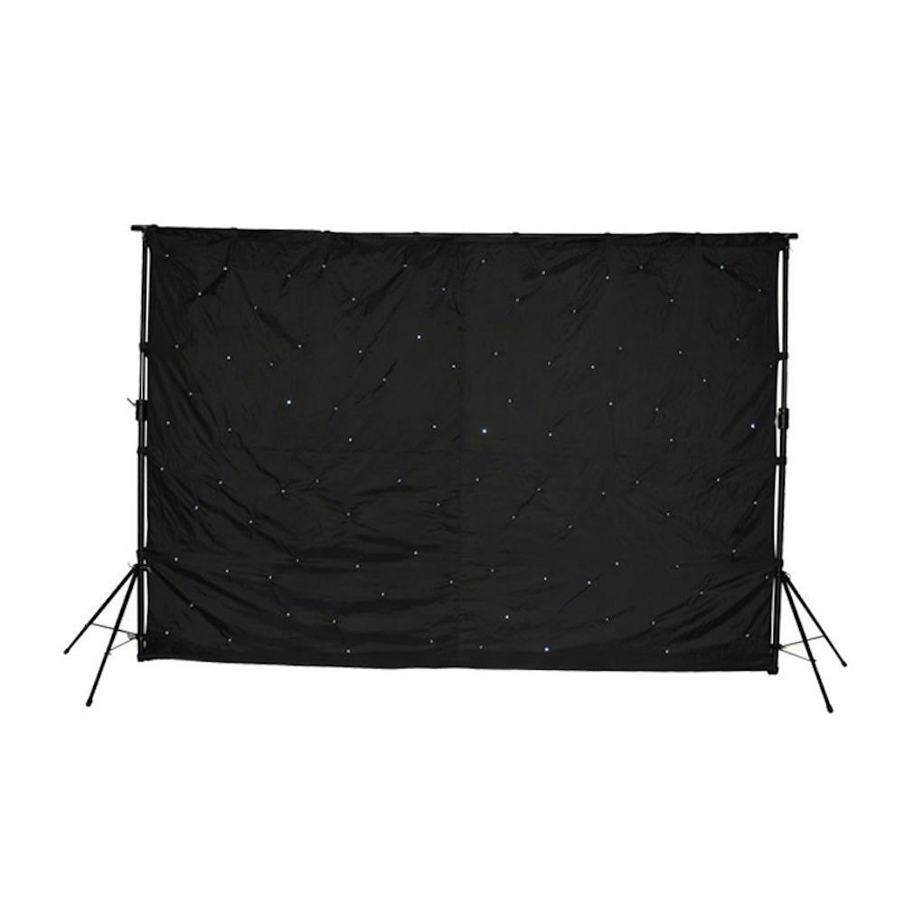 LEDJ Star Cloth Backdrop with Stands