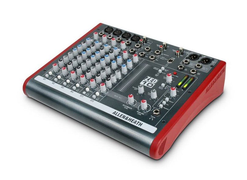 Allen & Heath ZED10 Mixer with USB Interface - Andertons Music Co.