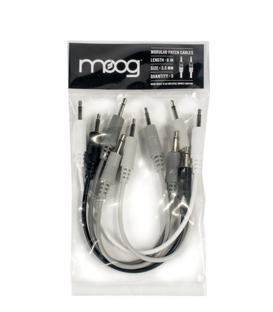 Moog 6" CV Patch Cable (Pack of 5)