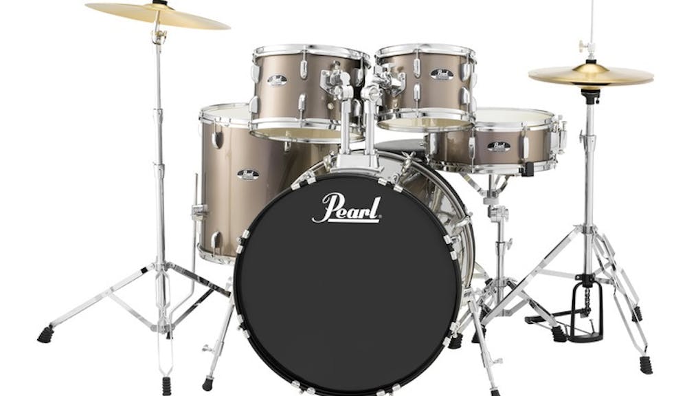 Pearl Road Show Session kit 10, 12, 16, 22,14 Snare in Bronze,