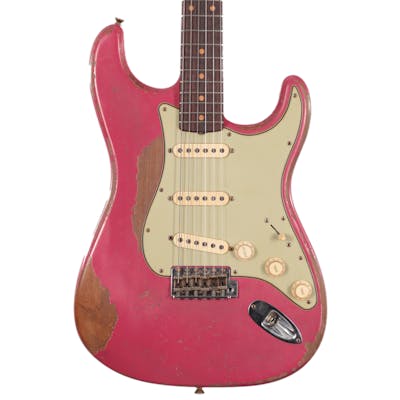 Fender Custom Shop Masterbuilt '63 Stratocaster by Greg Fessler in Relic Faded Dakota Red