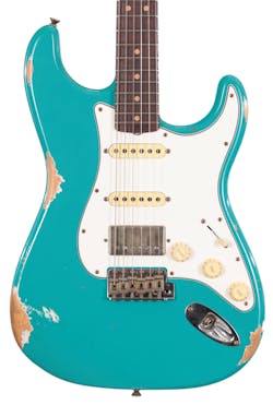 Fender Custom Shop '63 Stratocaster HSS Relic in Miami Blue