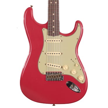 Fender Custom Shop '63 Stratocaster Journeyman Relic Electric Guitar in Aged Seminole Red