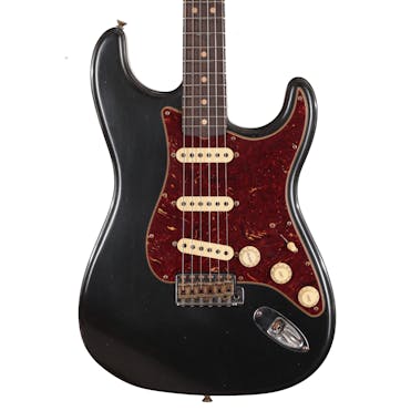 Fender Custom Shop '63 Stratocaster Journeyman Relic Electric Guitar in Aged Black Pearl