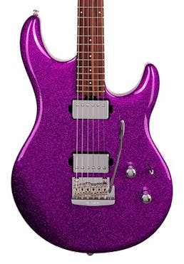 Music Man Luke III HH Steve Lukather Electric Guitar in Fuchsia Sparkle