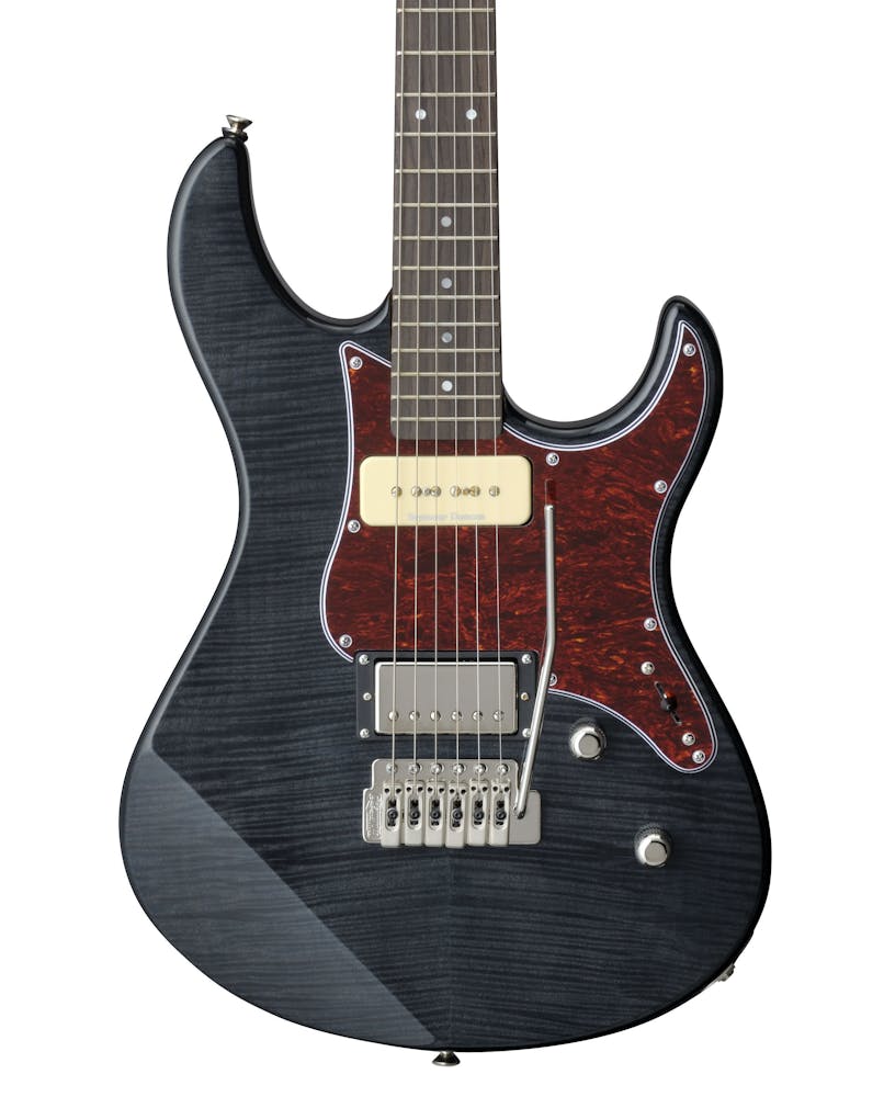Yamaha Pacifica 611VFM Electric Guitar in Trans Black
