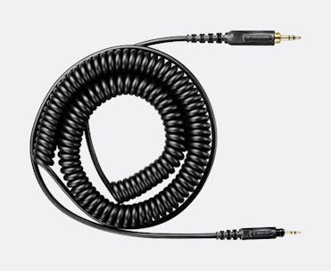 Replacement COILED cable for Shure SRH Headphones w/ adapter