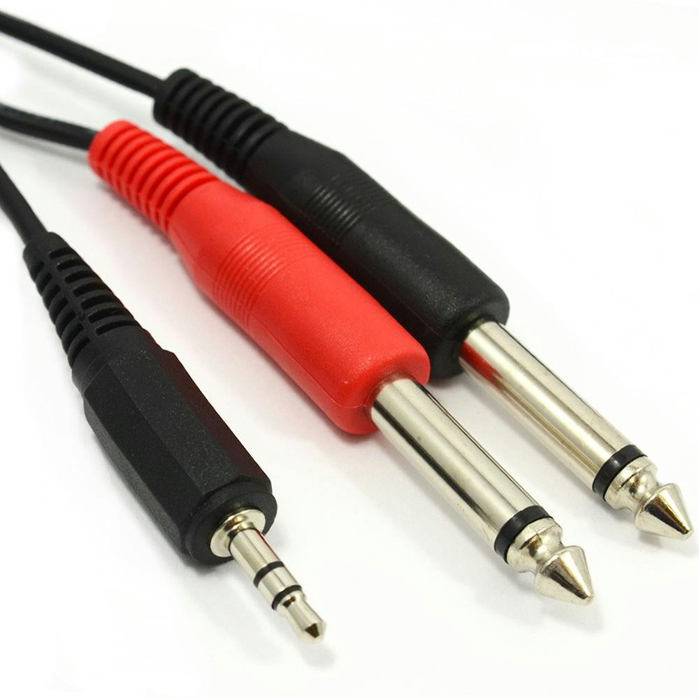 Andertons Pro Sound 3.5mm Stereo Jack to 2 x 6.3mm Mono Jacks 5m