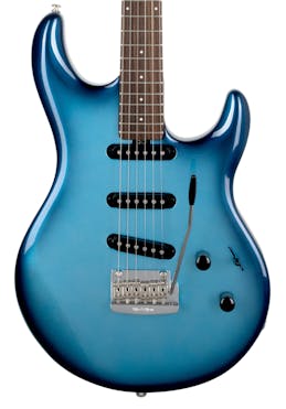 Music Man L4 HT SSS Steve Lukather Signature Electric Guitar in Blueburst