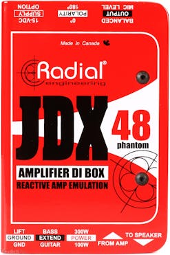 Radial JDX Reactor Guitar Amplifier DI / Switcher Amp DI Box