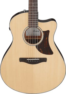 Ibanez AAM300CE-NT Acoustic Guitar with Cutaway in Natural High Gloss
