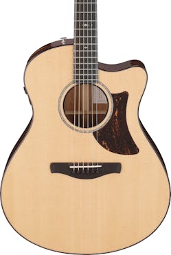Ibanez AAM700CE-NT Acoustic Guitar with Cutaway in Natural High Gloss