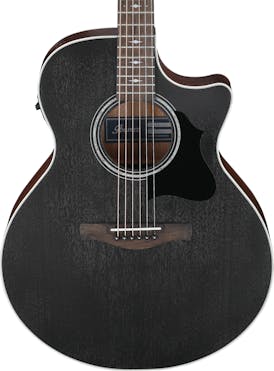 Ibanez AE140-WKH Acoustic Guitar with Cutaway in Weathered Black