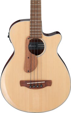 Ibanez AEGB30E-NTG Electro Acoustic Bass Guitar in Natural High Gloss