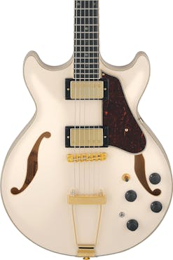Ibanez AMH90-IV Artcore Expressionist Hollowbody Electric Guitar in Ivory