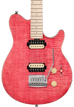 Sterling by Music Man Sub Axis AX3FM Flame Maple Top in Stain Pink