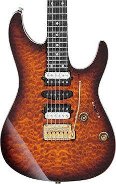 Ibanez AZ47P1QM Premium Electric Guitar in Dragon Eye Burst