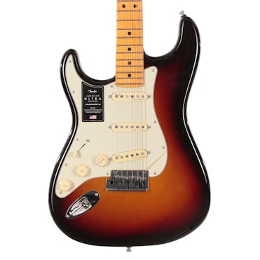 B Stock : Fender American Ultra Stratocaster Maple Fingerboard Left Handed in Ultraburst